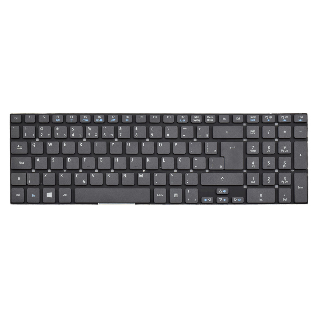Teclado para Notebook Acer Aspire ABNT2 UK Style — Informática