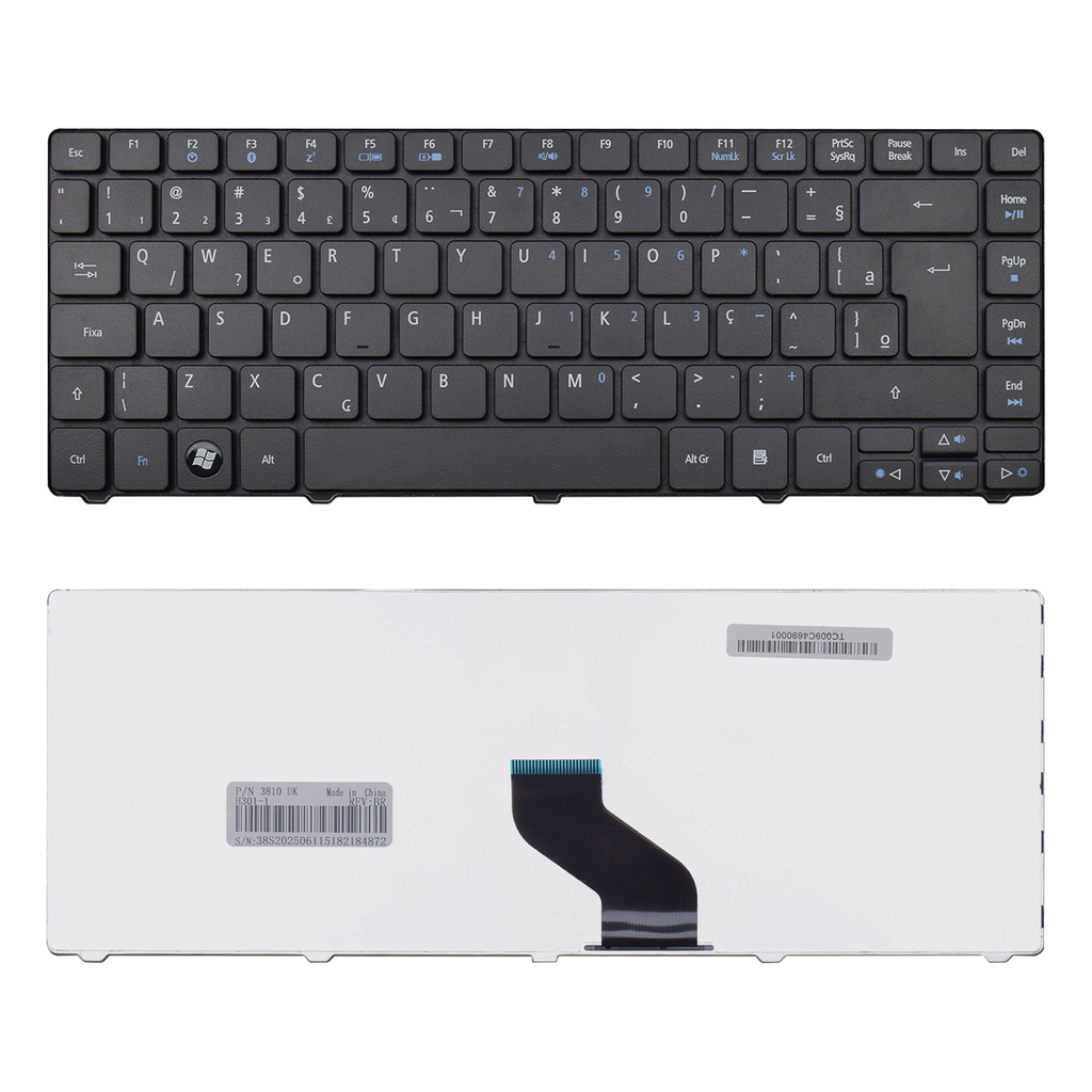 Teclado para Notebook compatível com Acer Aspire 4736 4736 4736Z 4738