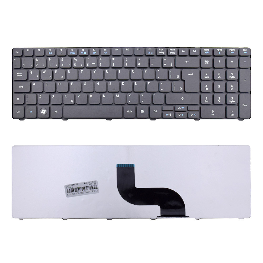 Teclado para Notebook compatível com Acer Aspire ABNT2 F3
