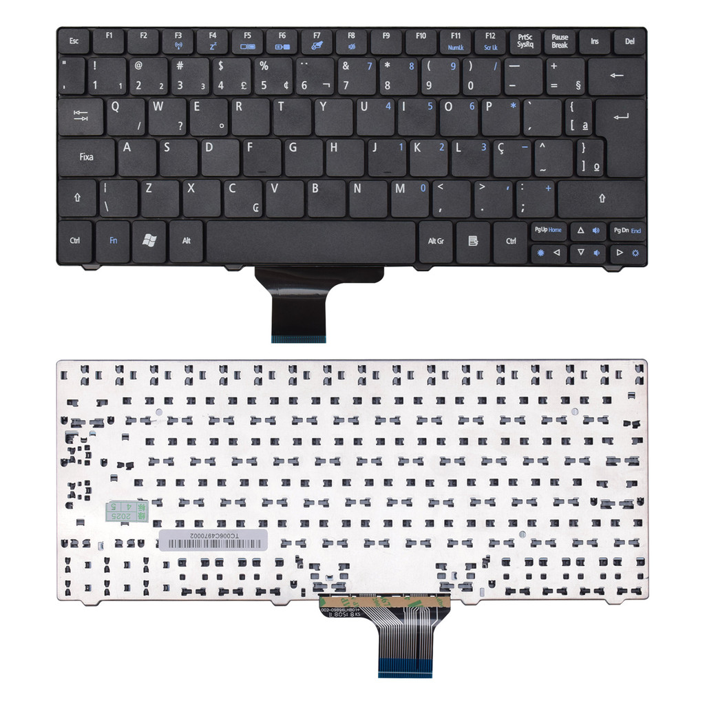 Teclado para Notebook compatível com Acer Aspire ABNT2 F3