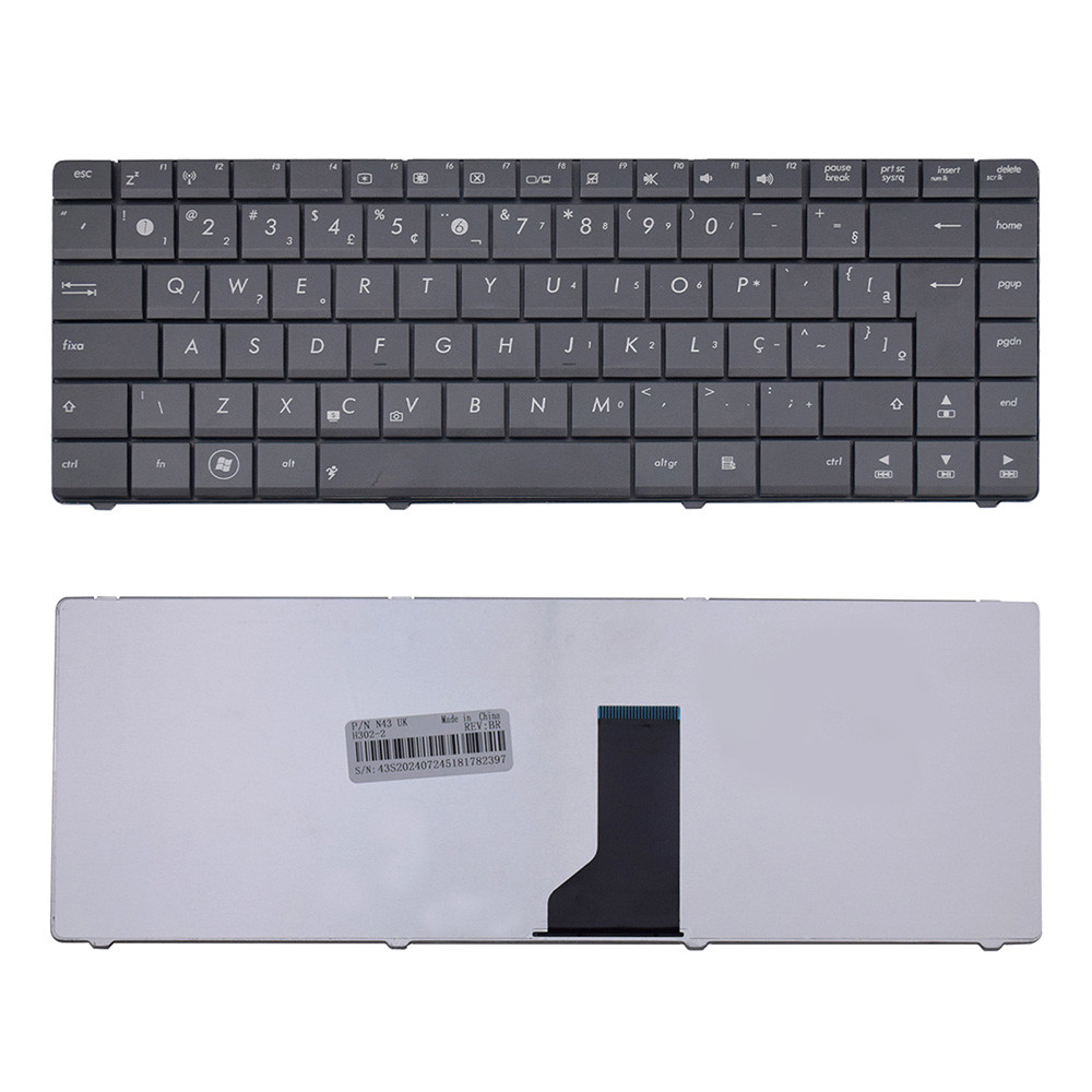 Teclado para Notebook compatível com Asus X Series X44C ABNT2