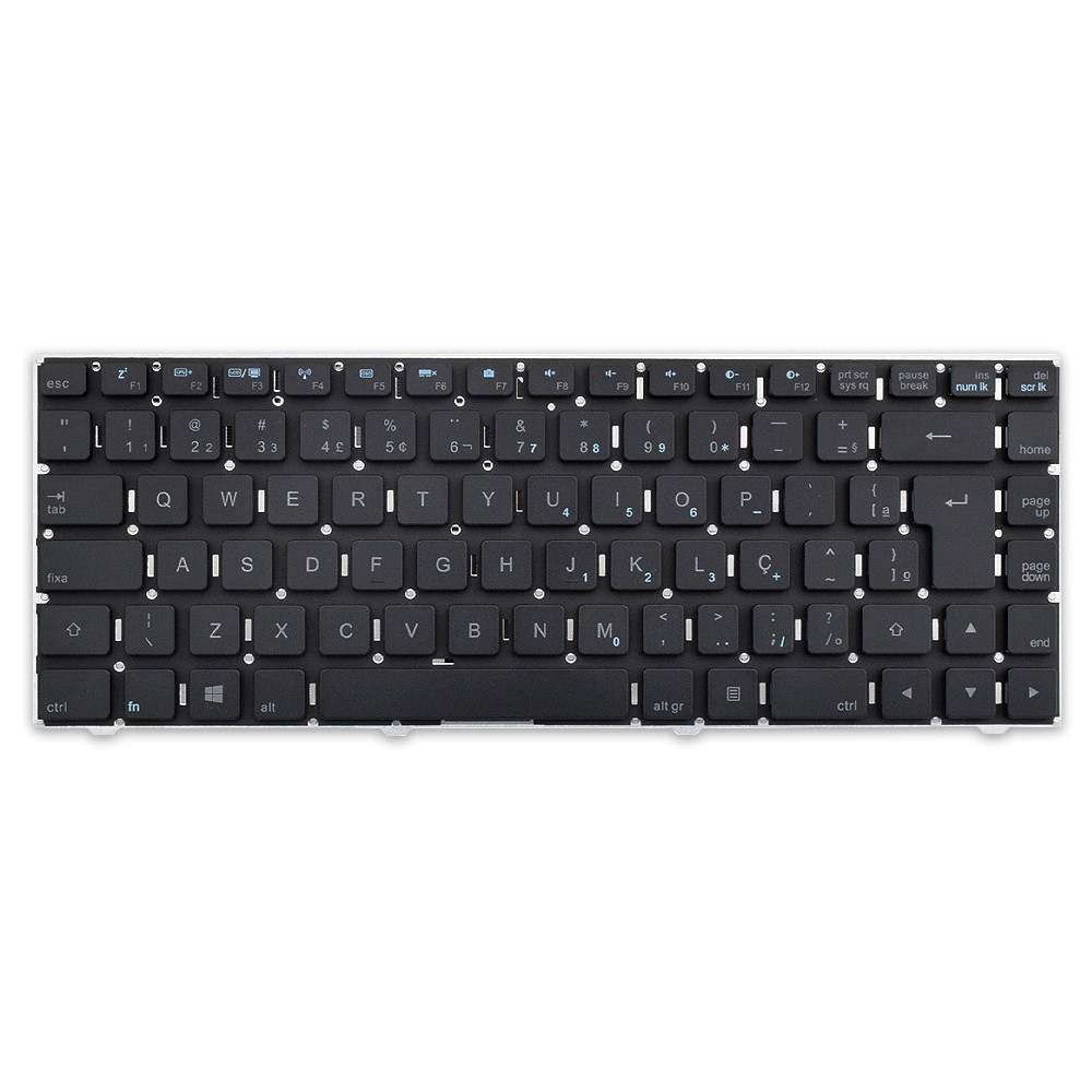 Teclado para Notebook compatível com Cce Ultra Thin U25L+ ABNT2