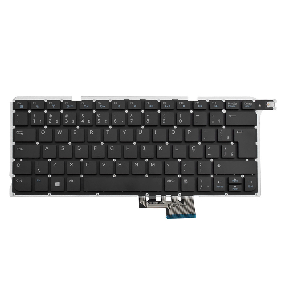 Teclado para Notebook compatível com Dell Part Number P41G ABNT2 — Informática