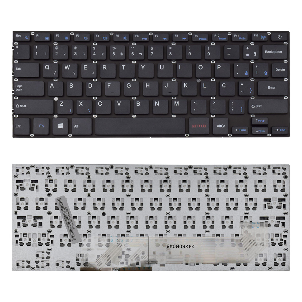 Teclado para Notebook compatível com Hp Compaq Presario ABNT2
