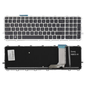 Teclado para Notebook compatível com Hp Envy Inglês Internacional US