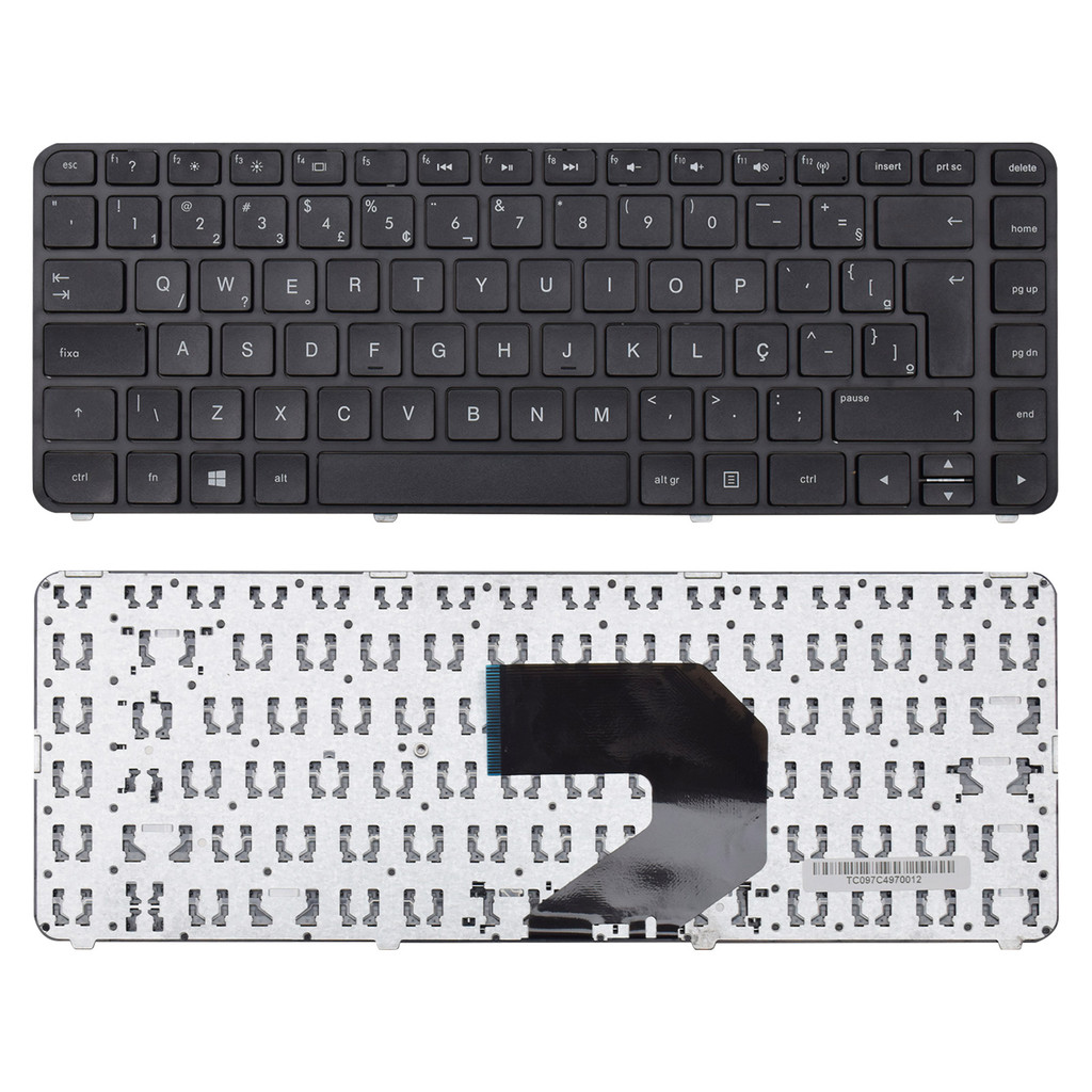 Teclado para Notebook compatível com Hp Part Number AER33600210 — Informática