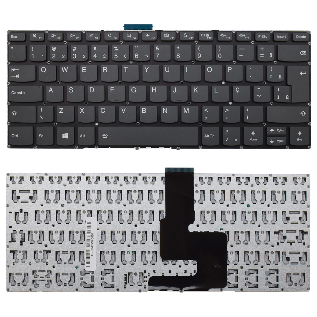 Teclado para Notebook compatível com Lenovo Ideapad ABNT2