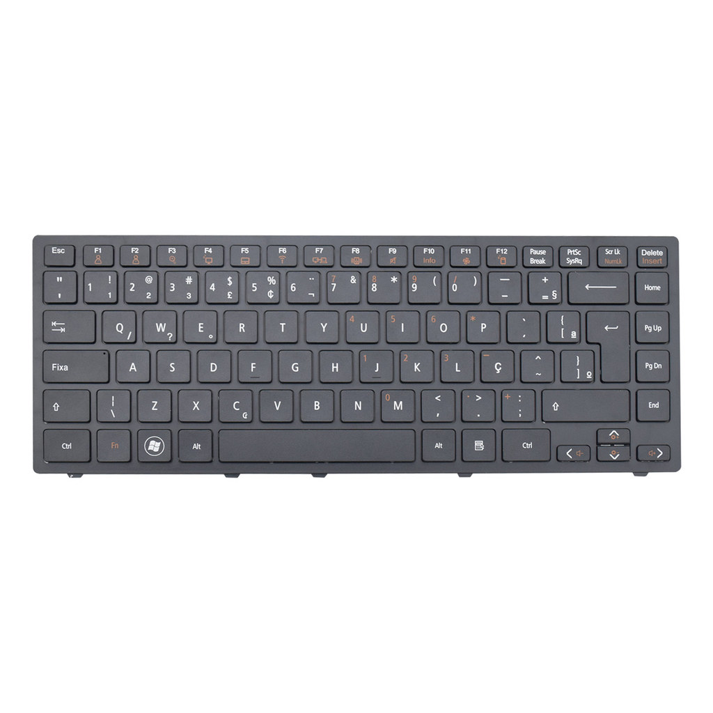 Teclado para Notebook compatível com Lg S425-L.BC25P1 ABNT2