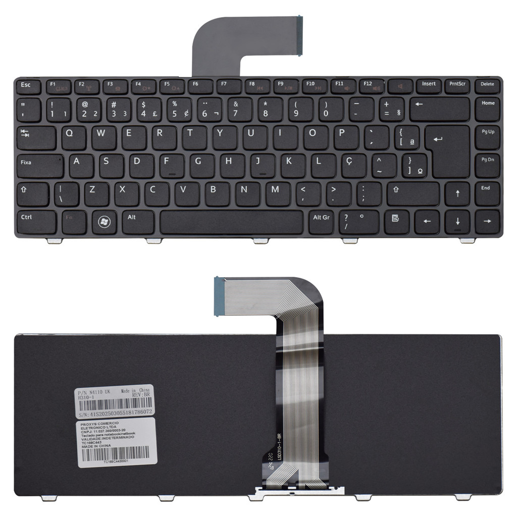 Teclado para Notebook Dell Vostro 3450 Sem Iluminação — Informática