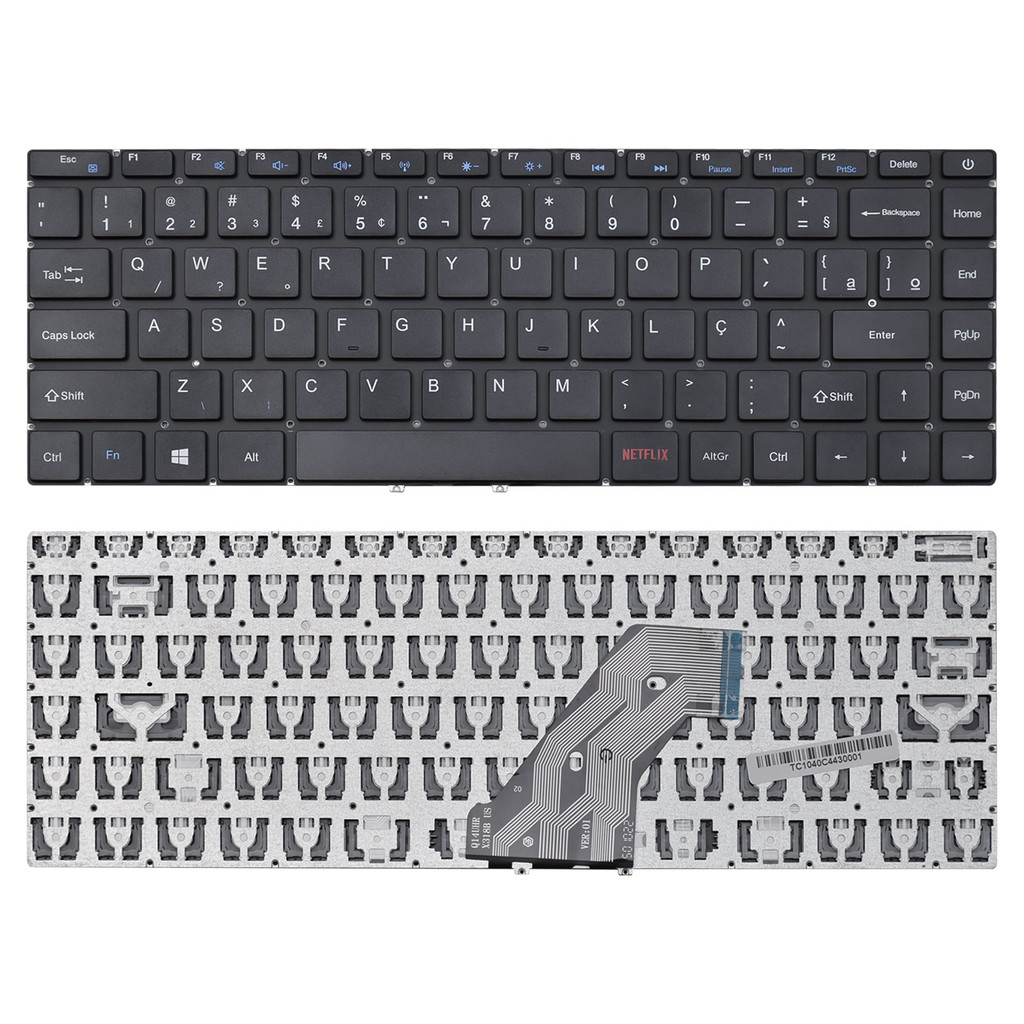 Teclado para Notebook Hp Compaq Presario ABNT2 Preto — Informática