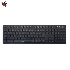 Teclado Sem Fio Aitek ABNT2 2.4GHz Wireless Office PC Notebook Preto