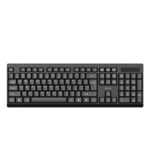 Teclado Sem Fio USB 2.4GHz Preto Multi