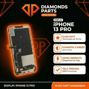 Tela Display Frontal Iphone 13 Pro OLED Soft Diamonds Original