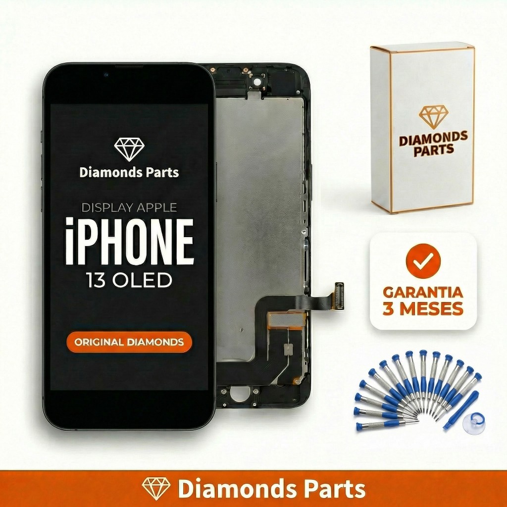 Tela Display Frontal LCD Compatível Iphone 13 OLED Diamonds Original