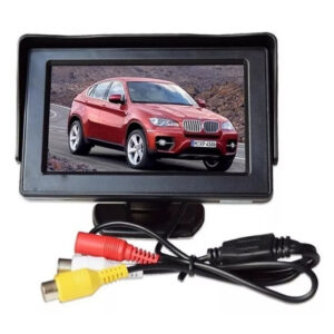 Tela Monitor Veicular Para Camera de Ré 4.3 Polegadas Vídeo Lcd Para
