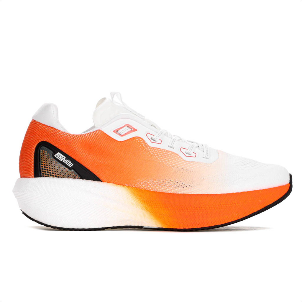 Tênis Actvitta Gaspea Knit Branco e Laranja Masculino