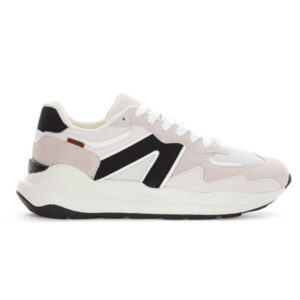 Tênis Anacapri Sporty Mia Off White Bege e Preto Feminino