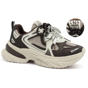 Tênis Chunky Ramarim Sneaker Feminino Cadarço Duplo Plataforma Sola