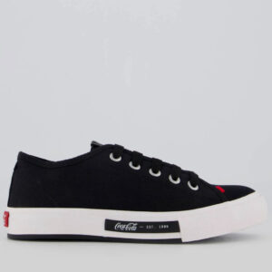 Tênis Coca Cola Daytona Feminino Preto