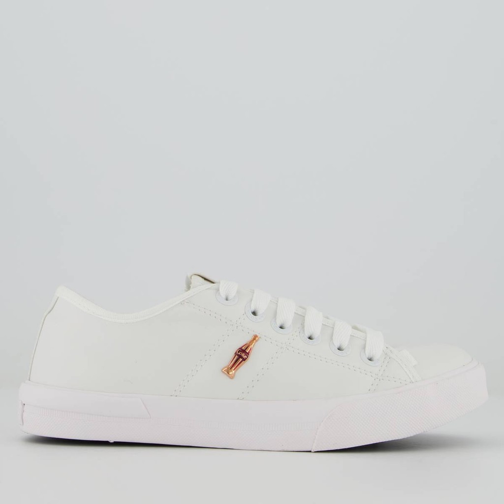Tênis Coca Cola Miami Town Coke Feminino Branco — Calçados