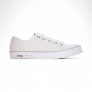 Tênis Coca Cola Plaza Canvas Branco Feminino
