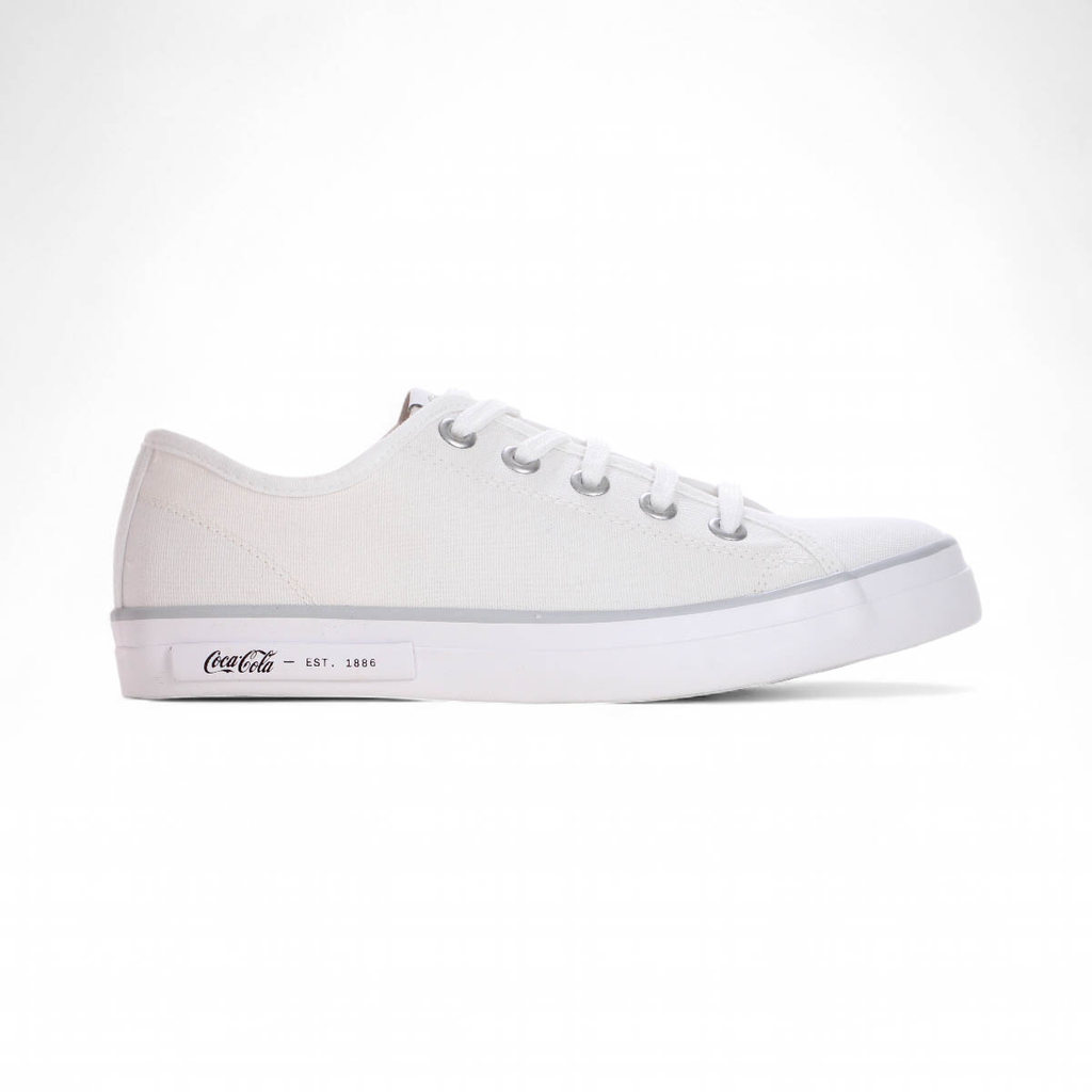 Tênis Coca Cola Plaza Canvas Branco Feminino — Calçados