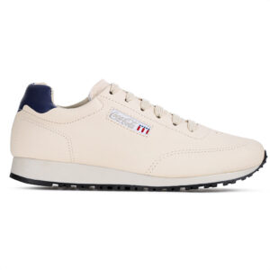 Tênis Coca Cola Sport Style Off White e Azul Marinho Feminino