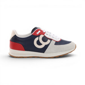 Tênis Cravo e Canella Multicolor Azul Vermelho e Cinza Feminino
