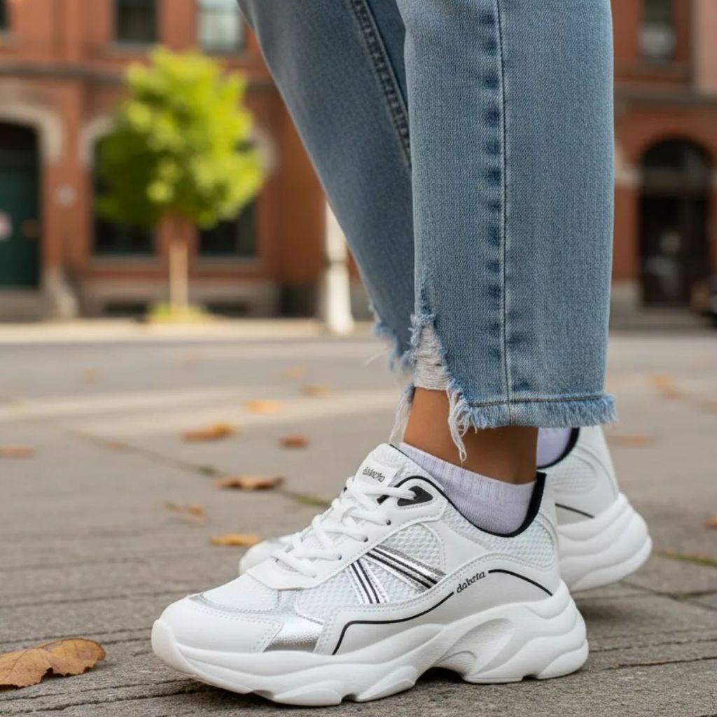 Tênis Dakota Athletic Feminino Plataforma Sneaker Casual Sola Alta — Calçados
