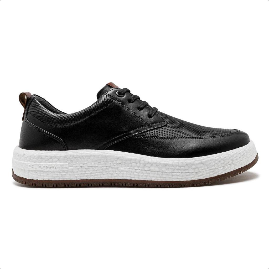 Tênis de Couro Democrata Masculino Drake Pulse 600103 — Calçados