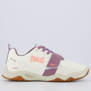 Tênis Everlast Elite Feminino Bege e Roxo