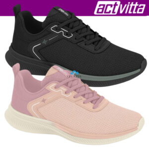 Tênis Feminino Actvitta Caminhada Academia Conforto Respirável