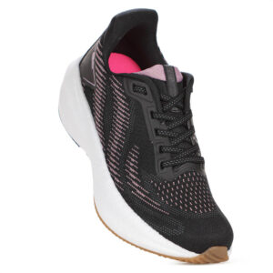 Tênis Feminino Actvitta Gaspea Pequin Preto Rosa Original Confortável