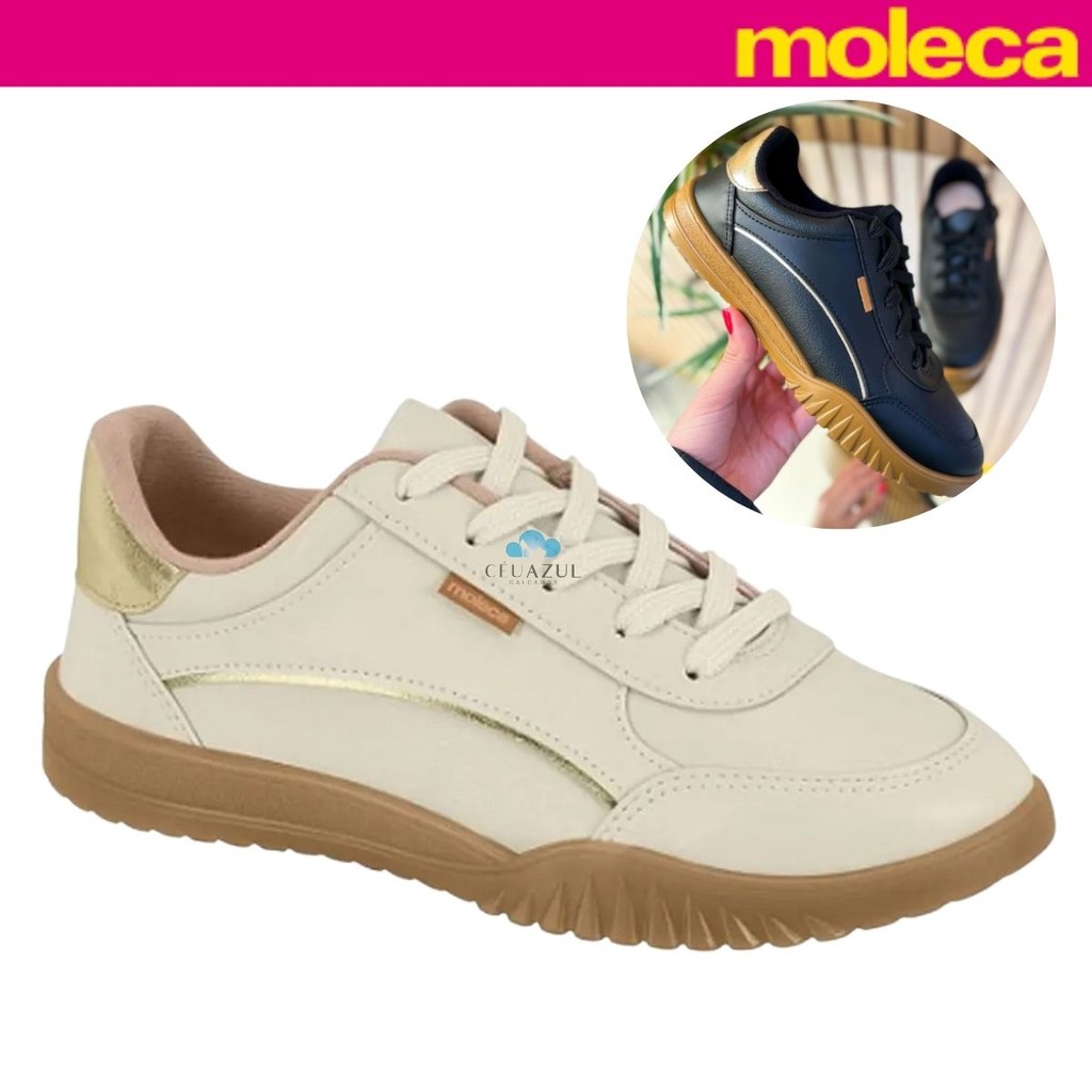Tênis Feminino Casual Moleca Urbano Estiloso Moda Retro Tendencia — Calçados