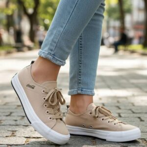 Tênis Feminino Coca Cola Atlanta Canvas Coke Casual Confortável