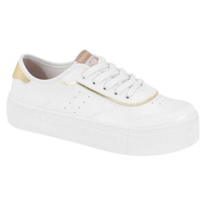 Tênis Feminino Estiloso Versátil Confortável Dia a Dia FlatForm Macio