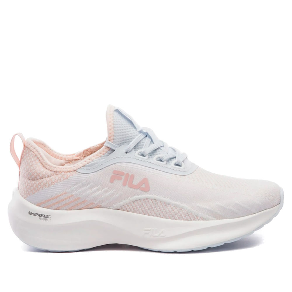 Tênis Feminino Fila Go Trainer 2 Knit Azul Salmão