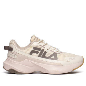 Tênis Feminino Fila Recovery Corrida Bege Rosa Claro
