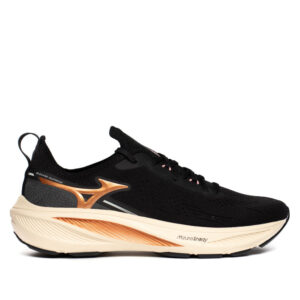 Tênis Feminino Mizuno Sunrise Mesh Preto Dourado