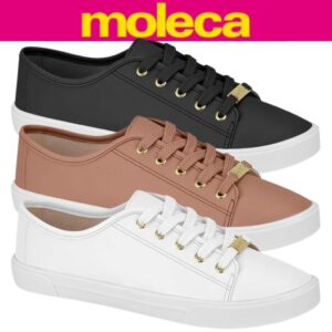Tênis Feminino Moleca Conforto Casual Básico Leve — Calçados