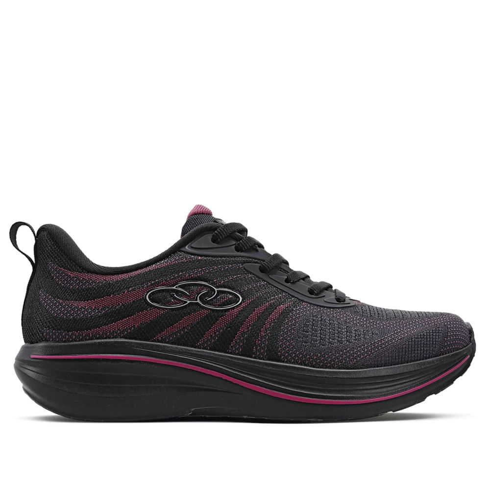 Tênis Feminino Olympikus Bruma Preto Pink