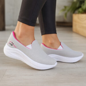 Tênis Feminino Rainha Dream V Slip On Calce Fácil Caminhada Academia