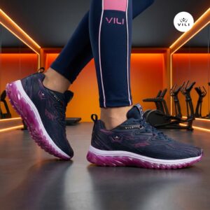 Tênis Feminino Vili Olimp Two Esportivo Caminhada Marinho