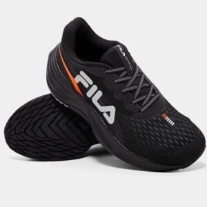 Tênis Fila Comet 2 Masculino Preto e Laranja