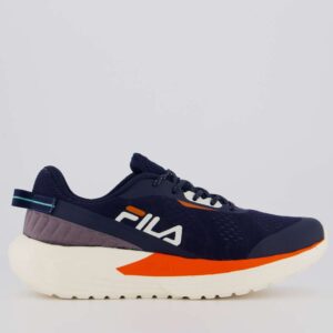 Tênis Fila Diffusion Marinho e Laranja