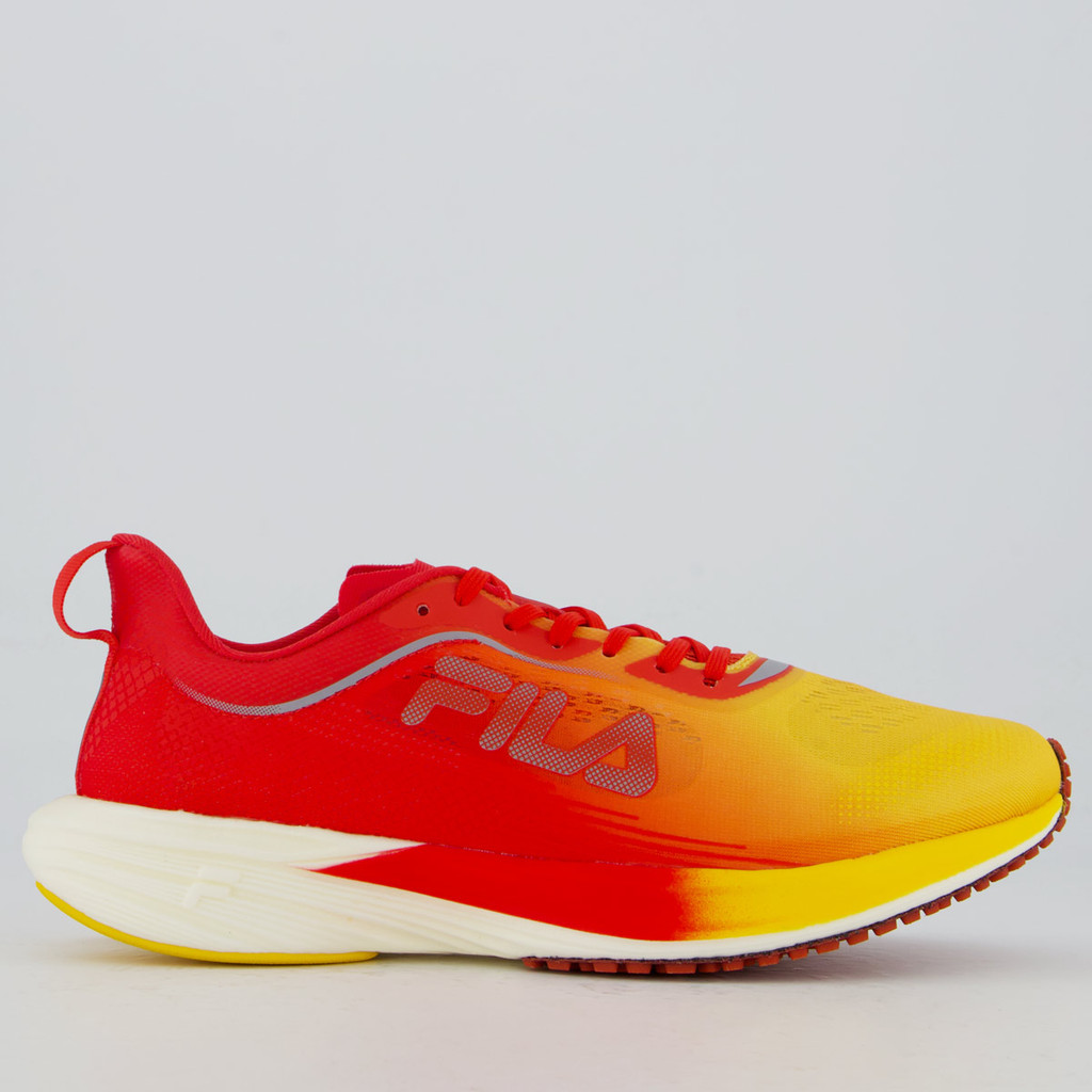 Tênis Fila KR6 Frame Vermelho e Amarelo