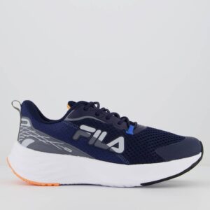 Tênis Fila Racer Comet Marinho e Laranja
