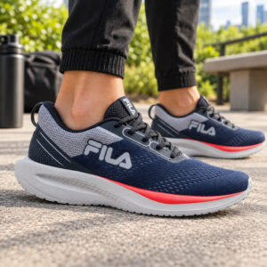 Tênis Fila Rise Up Masculino Preto Cinza Academia Treino Original