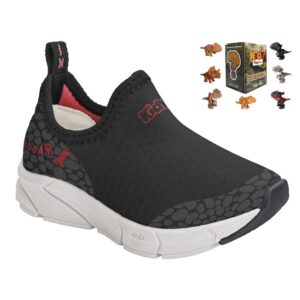 Tênis Infantil Dinossauro Menino Kidy Slip On Calce Fácil Brinquedo