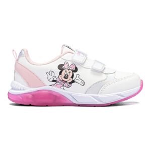 Tênis Infantil Feminino Disney Minnie Mouse com LED Menina Luzinha